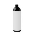 Cosmetic bottle mockup isolated on white background with clipping path. Royalty Free Stock Photo