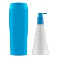 Cosmetic bottle shampoo dispenser container blank