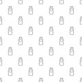 Cosmetic bottle pattern vector seamless
