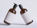 Cosmetic Bottle sprayer container realistic texture