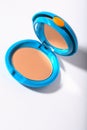 Cosmetic compact powder box Royalty Free Stock Photo