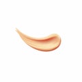 Cosmetic concealer or cosmetic liquid foundation cream. Realistic brown cream texture for makeup