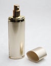 Cosmetic cream bottle and lid Royalty Free Stock Photo