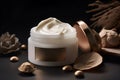 Cosmetic cream natural packaging promotional commercial photo ai generated