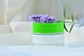 Cosmetic cream relaxing skin moisturizer nourishment in jar