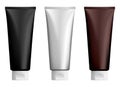 Cosmetic cream tube. Lotion plastic tubes mockup Royalty Free Stock Photo