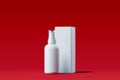 Cosmetic dispenser for cream, gel, lotion. Beauty product package. 3d rendering.