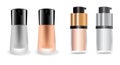 Cosmetic foundation cream bottle. Liquid concealer