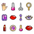 Cosmetic icon set