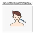 Cosmetic injection color icon