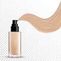 Cosmetic liquid foundation for makeup