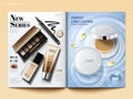 Cosmetic magazine template