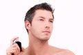 Cosmetic man Royalty Free Stock Photo