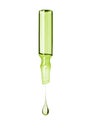 Cosmetic or medical ampoule with falling drop down