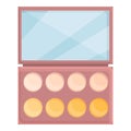 Cosmetic mirror icon cartoon vector. Makeup round Royalty Free Stock Photo
