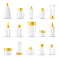 Cosmetic Packaging Design Set Royalty Free Stock Photo