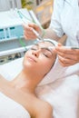 Cosmetic procedures at the cosmetician