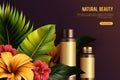 Cosmetic product floral composition.