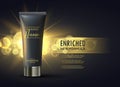 cosmetic product packaging design concept for premium brand in d