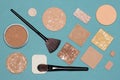 Cosmetic products and accessories for corrective makeup