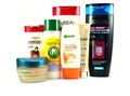 Cosmetic products for skin and hair care from global brands