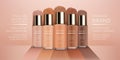 Colorstay foundation of various shades