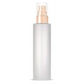 Cosmetic spray mockup. Aerosol container isolated