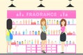 Cosmetic store perfume.