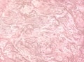 Cosmetic texture liquid cream pastel rose colour.