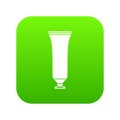 Cosmetic tube icon digital green Royalty Free Stock Photo