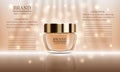 Cosmetics body series, ads of premium collagen Royalty Free Stock Photo