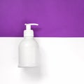 Cosmetics, dispenser, bottle, background, white, ultra violet,