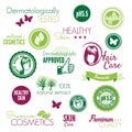 Cosmetics labels