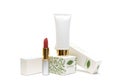 Cosmetics Packaging isolated on white background Royalty Free Stock Photo