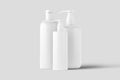 Cosmetics Packaging Bottle Jar 3D Rendering White Blank Mockup