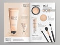 Cosmetics Products Catalog or Brochure Template