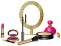 Cosmetics Set Royalty Free Stock Photo