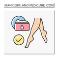 Cosmetology color icon