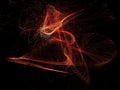 Cosmic abstract background. Colorful smoke, ink water, pattern universe. Abstract color flow of fire, flame Royalty Free Stock Photo