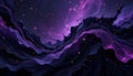 Cosmic art, purple galaxy, space background Royalty Free Stock Photo
