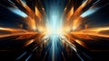 Cosmic background. Digital wallpapers. 3D rendering of abstract technology digital hi tech concept with glowing lines. Abstract