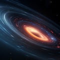 Cosmic Beacon: Illuminating Quasar in the Vastness of Space