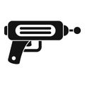 Cosmic blaster icon, simple style Royalty Free Stock Photo
