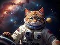 Cosmic Cat Odyssey: Whiskers Among the Stars