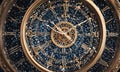 Cosmic Clock Unveiling Time in Space AI Generated