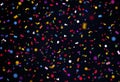 Cosmic Confetti Colorful and vibrant confetti shaped cosmic obje Royalty Free Stock Photo