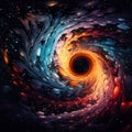 Cosmic Devourer: Glimpses into the Heart of a Black Hole