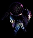 Cosmic Dreamcatcher design Royalty Free Stock Photo