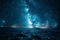 Cosmic Elegance: A Serene Night\'s Canvas. Concept Astrology, Night Sky, Celestial Beauty, Star Royalty Free Stock Photo