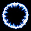 Cosmic Explosion shockwave blue energy texture
